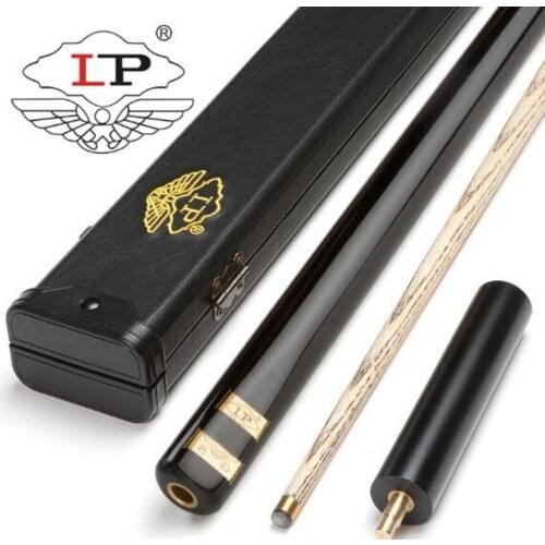 Billiard Snooker Excellent Handmade LP 3/4 Piece Snooker Cue Kit with Portable Case 10mm Tip Snooker Stick Billiard Kit Cue