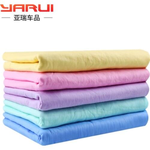 Bagged large deerskin wipe towel dry hair absorb water wash special thickening without leaving marks chicken skin cloth