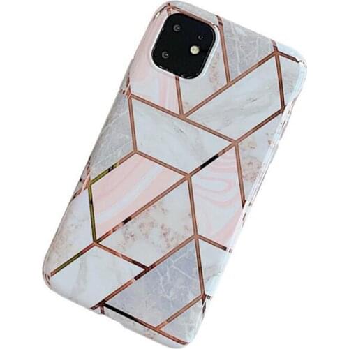 For iphone 11 Pro Max 6 6 s 7 8 plus X XR XS Max Geometry Pattern Protective For iPhone 11 Pro Max TPU Silicone Phone Case