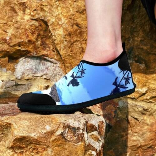 Elastic Slip-on Sneakers Water Sports Surfing Swimming Diving Creek Shoes Beach Surfing Slippers Footwear For Men Women