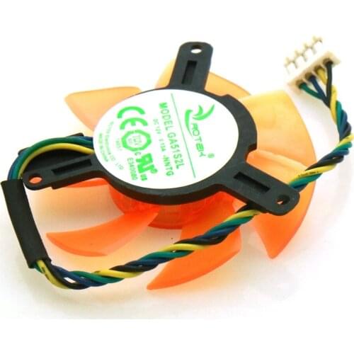 GA51S2L -NNTG 12V 0.13A 47mm 39*39*39mm 4Pin For ZOTAC 8500GT 8600GT 9400GT 9500GT GT210 Graphics Card Fan