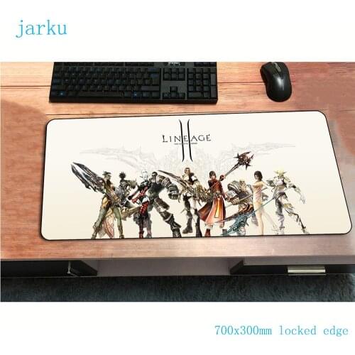 Lineage 2 mousepad 700x300x3mm Computer mouse mat gamer Christmas gamepad pc gamer Colourful gaming mousemat pad office padmouse