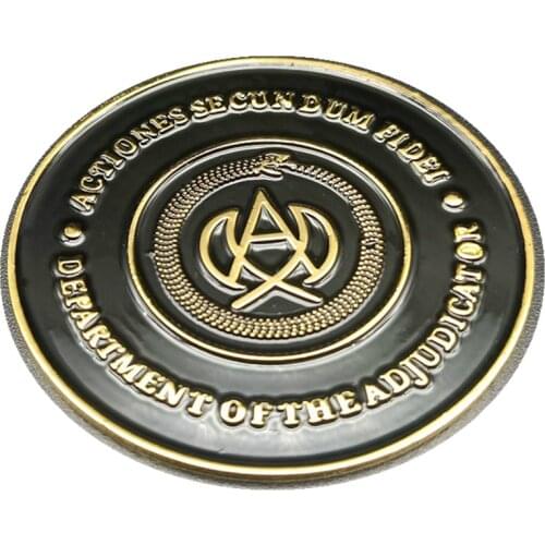 John Wick Metal Referee coin Adult Cosplay Accessories Prop Black Coin Replica