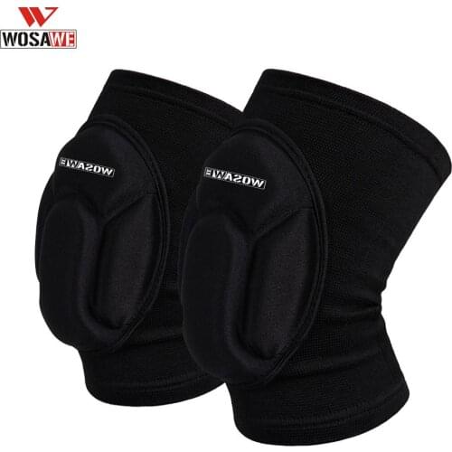 WOSAWE Soft Comfortable Knee Pads Breathable for Adult Sports Roller Hockey Ski Snowboard Volleyball Dancing Protection