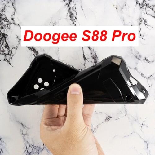 For Doogee S88 Pro Case Silicon Cover Soft TPU Matte Pudding Black Phone Protector Shell For Doogee S88 Plus Capa Coque 6.3 inch