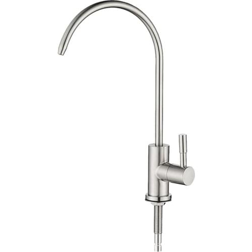 Lead-Free Drinking Water Faucet for any RO Units or Water Filtration System, Kitchen/Sink Water Filter Faucet, 1/4-Inch Tube