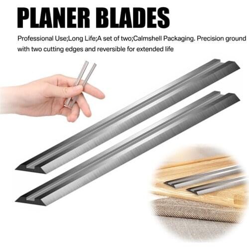 2PCS Carbide Planer Blade 82x5.5x1.2mm Reversible Wood Planer Knife for Woodworking Machinery Parts