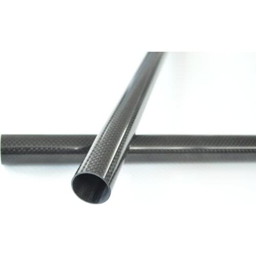 5pcs 5MM OD X 3MM ID X 500MM Carbon fiber wing tube for airplane 5*3 Roll Wrapped Pipe /Pole