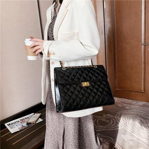 Large Capacity Pu Leather Women Handbags Fashion Ladies Chain Shoulder Bag Casual Female Crossbody Bags for Women Messenger Bags