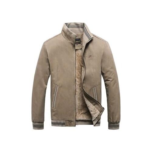 Winter Mens Bomber Jackets Casual Male Outwear Fleece Thick Warm Windbreaker Jacket Mens Military Baseball Coats Clothing