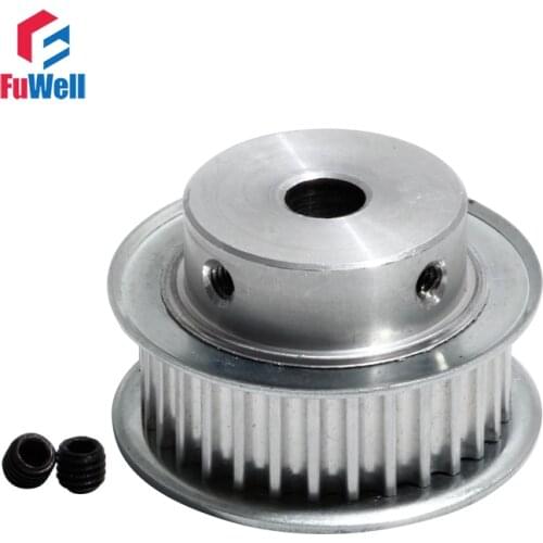 HTD 5M-28T Timing Pulley 28Teeth Gear Belt Pulley 16mm Belt Width 6/8/10/12/14/15/16mm Bore Aluminum Alloy 5M Synchronous Pulley
