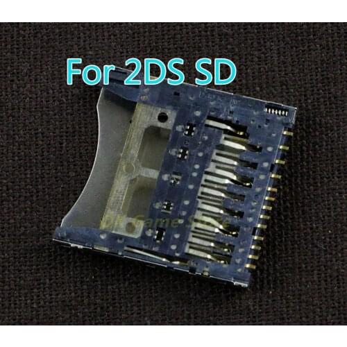 1pc Original used Replacement SD Card Slot Socket sd card socket for 2ds For 2DS Repair Parts