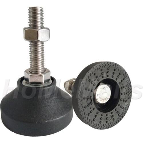 2/4 Piece Foot Cup Stainless Steel Foot Adjustable Foot Cup Support Foot Non-slip and Shockproof Thread Foot M8/M10/ M12