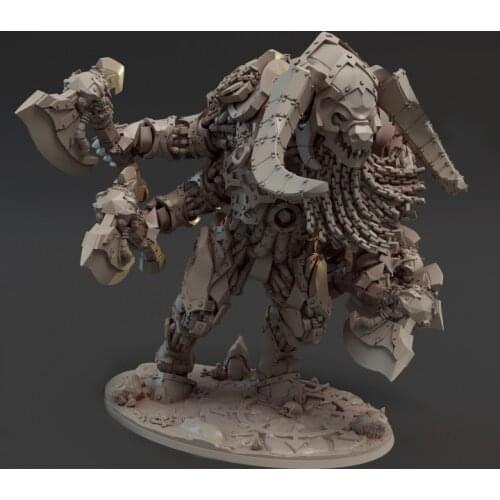 38mm 56mm Resin Model Minotaur Boss Warrior Figure Unpainted DW-026