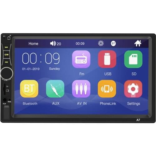 7 Inch High Definition bluetooth MP5 Player Car Multimedia Player Touch Screen Multi-Mode MP5 Support FM Radio Reversing Image