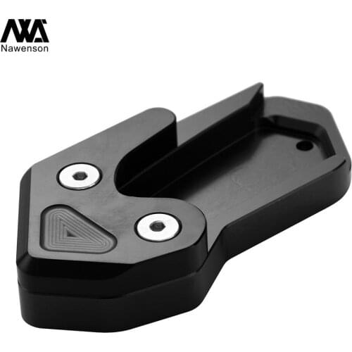 Motorcycle Side Stand Enlarger Kickstand Widening Base Extension Plate For Kymco AK550 2017-2018