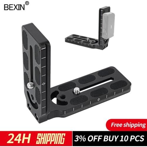 Quick release l bracket camera battery installation L shape plate universal tripod plate for CamFi controller arca swiss camera