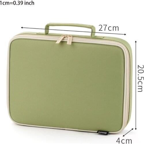 Cute Canvas Cosmetic Pencil Bag Pen Case Students Stationery Pouch Zipper Bag for School Storage Bags With Zippers