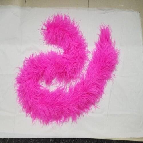 Hot Selling Wholesale 10 Meters Long 5 Layer Rose Ostrich Feather Weddings Parties Home Improvement Scarves Decoration