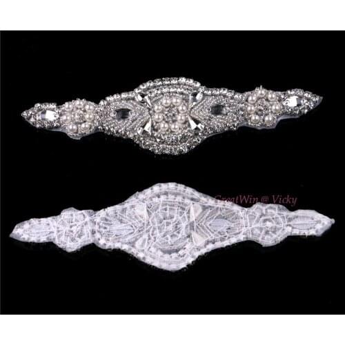 Iron On Rhinestone Patches Sew On Appliques Sewing On Patch Hotfix Motifs For Wedding Dress Clothes DIY