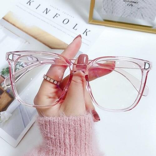 Fashion Anti-Blue Light Glasses Women Men Vintage Ultra Light Polygon Frame Eye Protection Vision Care Computer Eyeglasses