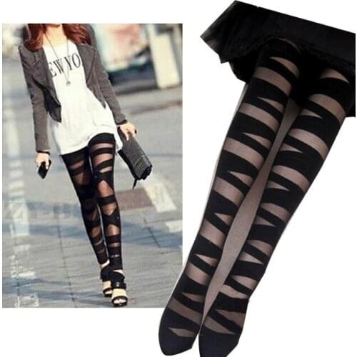 Wholesale Drop Shipping Ripped Cut-out Bandage Black legging Woman Lady Leggings trousers Sexy Pants 2021 Hot Selling