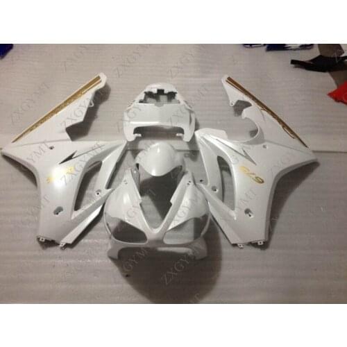 Fairing for Triumph 675 2009 - 2012 White Gold Plastic Fairings for Triumph 675 2009 Fairing Kits for Triumph 675 2010
