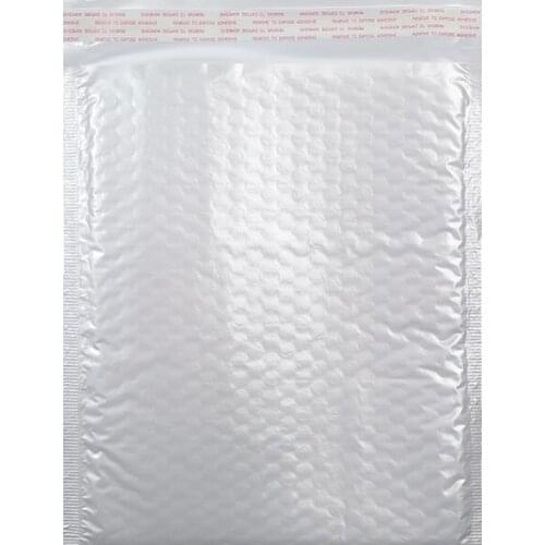 Plastic White Foam Envelope Bag Mailers Padded Shipping Envelope with Bubble Mailing Bag Gift Wrap Packaging Bags 10pc 13*13cm