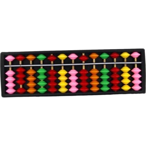 Portable Plastic Abacus Arithmetic Abacus calculation tool