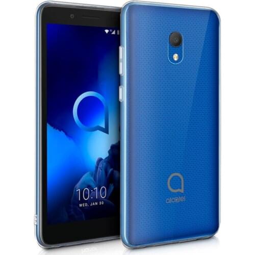 Silicone case Alcatel 1C (2019) Transparent, soft, shockproof, dirt resistant