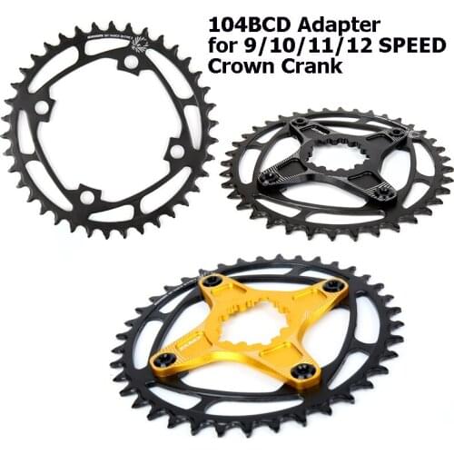 SRAM EAGLE CHAINRING 38T 6mm offset ZRACE Chainring Direct Mount 104BCD Adapter 9/10/11/12 SPEED Crown Crank 142x12mm 135x9mm