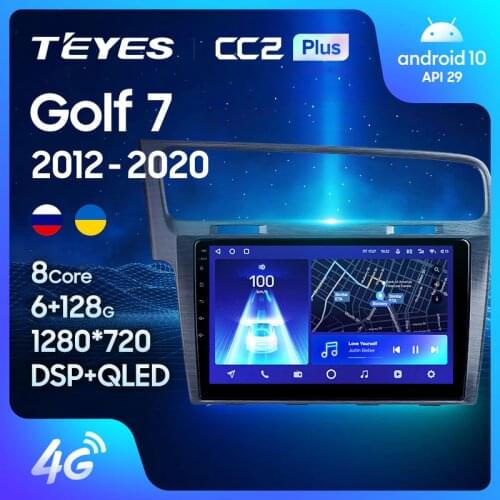 TEYES CC2L CC2 Plus For Volkswagen Golf 7 2012 - 2020 Car Radio Multimedia Video Player Navigation GPS Android No 2din 2 din dvd