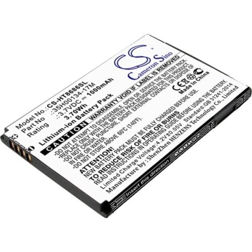 Cameron Sino Mobile SmartPhone Replacement Li-ion Battery 1000mAh For 35H00134-17M HTC 7 Trophy Free Tools
