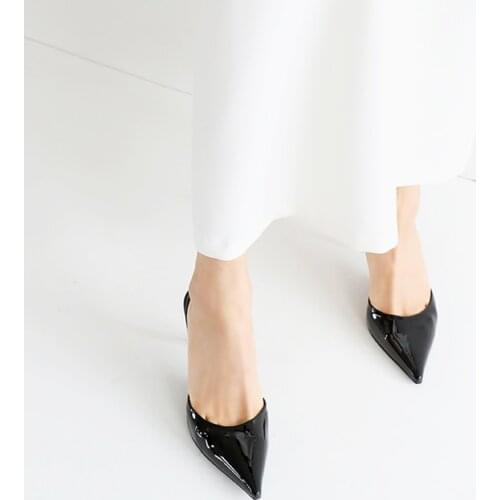 Womens High Heel Shoes 2020 Spring and Autumn Models Pointed Toe Stiletto 6CM 8CM Sandals Ladies Sexy Size 33-42