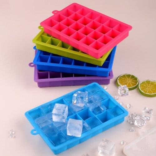 15/24 Silicone Ice Cube Tray with Lid Ice Cube Mold Silicone Party Bar Drink Whiskey Cocktail Chocolate Ice Cream Maker Ice Box