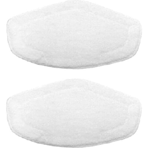 2Pcs Microfiber Washable Mop Pad, Replacement Mop Parts for Polti Kit Vaporetto Steam Mop