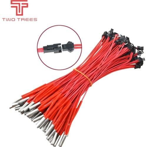 3D Printer Makerb/Reprap/Mendel Heating Tube Reprap 12V/24V 40W Simple replace Ceramic Cartridge Heater HotEnd J-Head 6*20mm