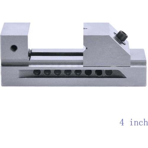 4" inch Fast Moving Vise CNC Vise Gad Tongs Plain Vice For Surface Grinding Milling EDM Machine High Precision Machine vise