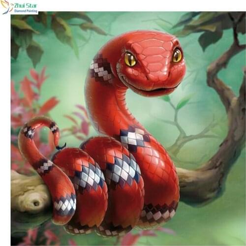 5D Diamond Mosaic Color Snakes Diy Diamond Painting Cross Stitch Full Square Picture Diamond Embroidery Gifts Resin gx