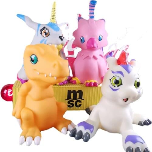 Bandai Anime Digital Monster Pokemon Gabumon Piyomon Gomamon Classic Collection Ornaments Kids Toys Boy Girl Gift
