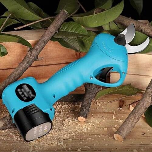 16.8V Cordless Electric Scissors Rechargeable Pruning Shears Tree Garden Tool branches Pruning Tools 2000mAh Lithium Battery