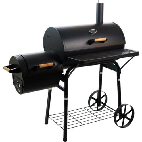 Household Charcoal Barbecue Grill BBQ stove Thicker Large Barbecue Grill For 5-8 People Outdoor Garden Courtyard Villa Hotel 1pc