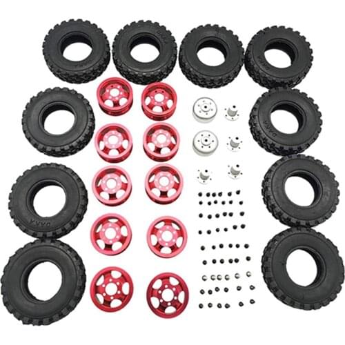 Double Tire Metal Wheel for WPL B16 B36 Q60 Q63 Q64 6WD 6X6 RC Truck Upgrade Parts