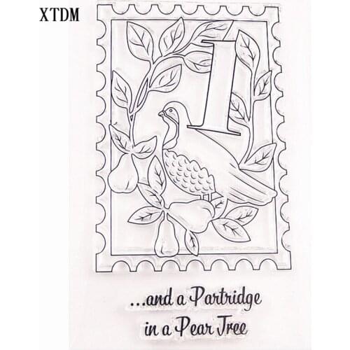 Hot sale a bird Transparent Clear Stamps / Silicone Seals Roller Stamp for DIY scrapbooking photo album/Card Making