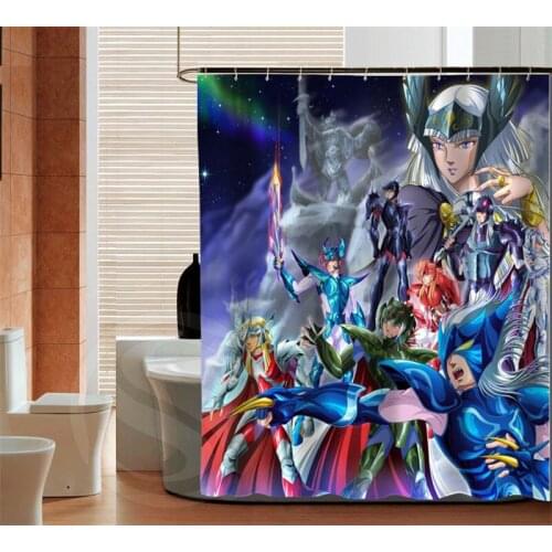 Personality Saint Seiya custom Shower Curtain Bathroom decor waterproof various sizes Free Shipping MORE SIZE SQ0506-ZHH