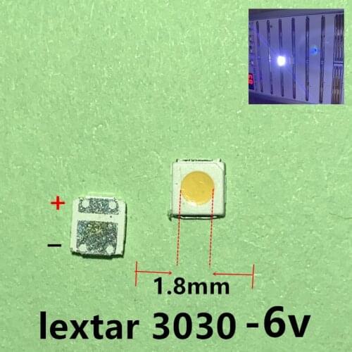 Lextar 3030 3v 5000pcs+ 6v 5000 pcs=10000pcs 1.8mm