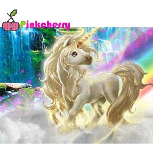 Cartoon Unicorn DIY diamond painting,full,square,round landscape diamond embroidery mosaic diamond stitch 5d diy k1181