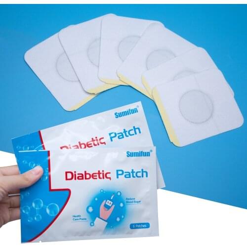 New 2019 6pcs/bag Diabetic Patch Stabilizes Blood Sugar Balance Reduce Glucose Content Natural Herbs Diabetes Plaster Chinese