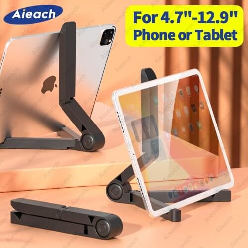 Portable Foldable Stand Tablet Holder For Mobile Phone Stand iPad iPhone Xiaomi Samsung Huawei Tablet Bracket Desk iPad Holder