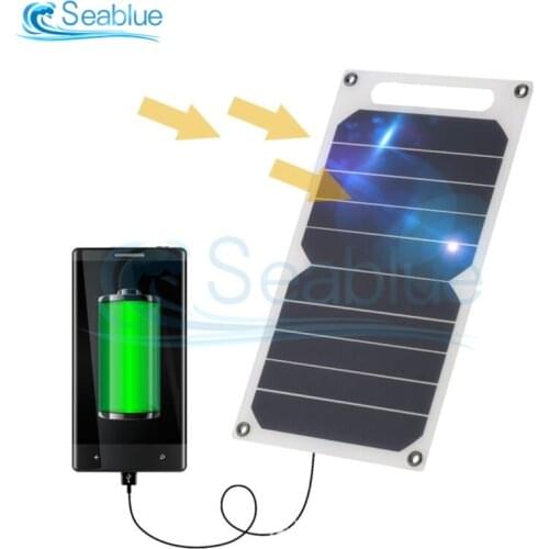 USB Ports 10W 5V Solar Panel Charger Portable Ultra Thin Solar Panel For iPhone 12 For Huawei Xiaomi Smart Phone Solar Charger